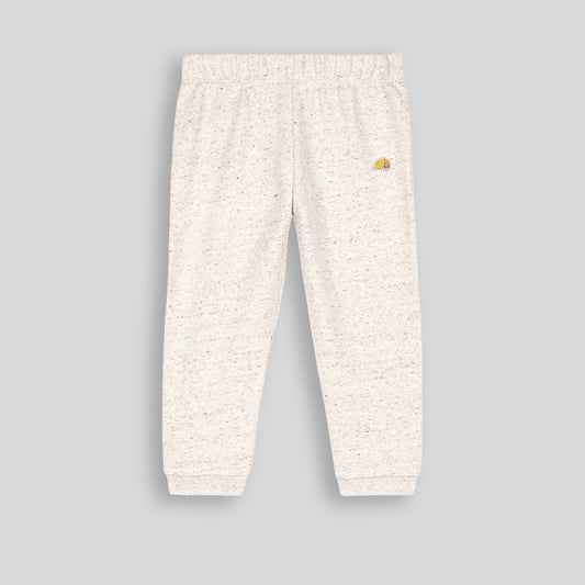 Lightweight baby pants - beige mélange